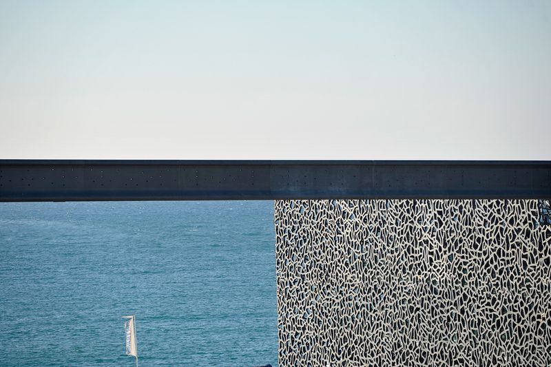 Passerelle Saint Jean, menant au Mucem, Marseille